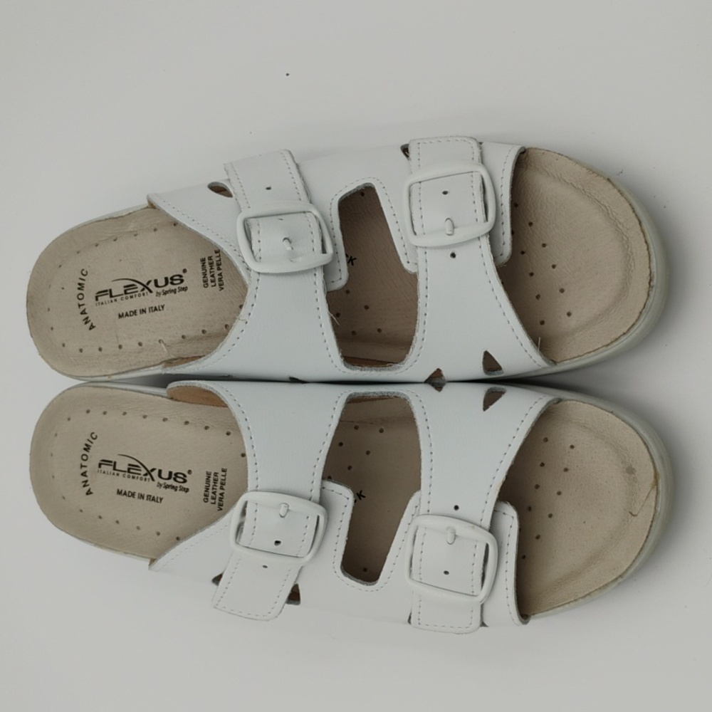 Flexus by Spring Step Women's Decca White Slide Sandal
